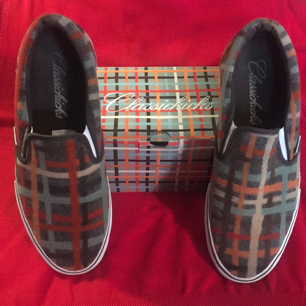 Vintage VANS x Classickicks Slip-On LX Plaid Felt